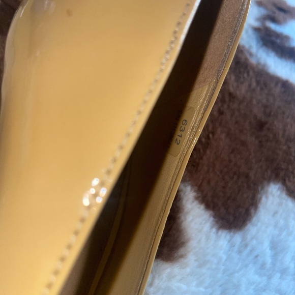 Tory Burch REA 75mm open toe pump patent calf sz 8 - Picture 10 of 15